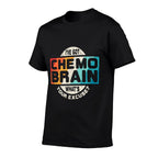 Cancer T Chemo Brain Retro Awareness Gift  Moisture-wicking T-Shirt