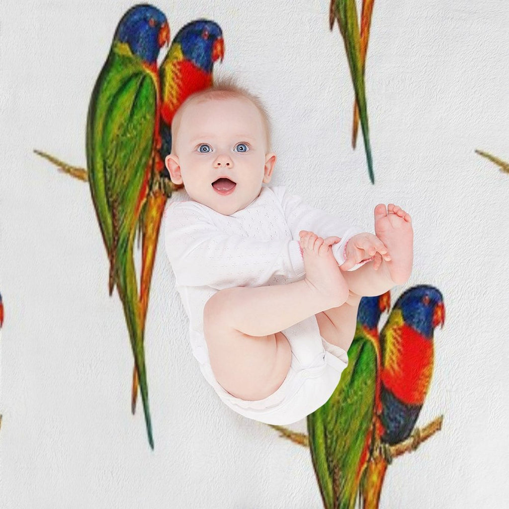 Rainbow Lorikeet Bird Australian Durable Throw Blanket