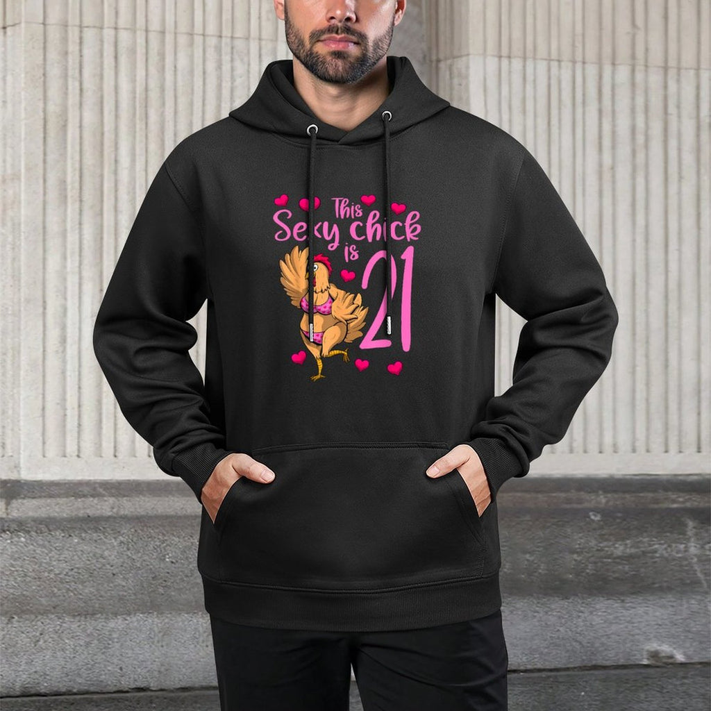 Women Birthday This Sexy Chick Is 21st Girls Birthday Pilling-Resistant Hoodie