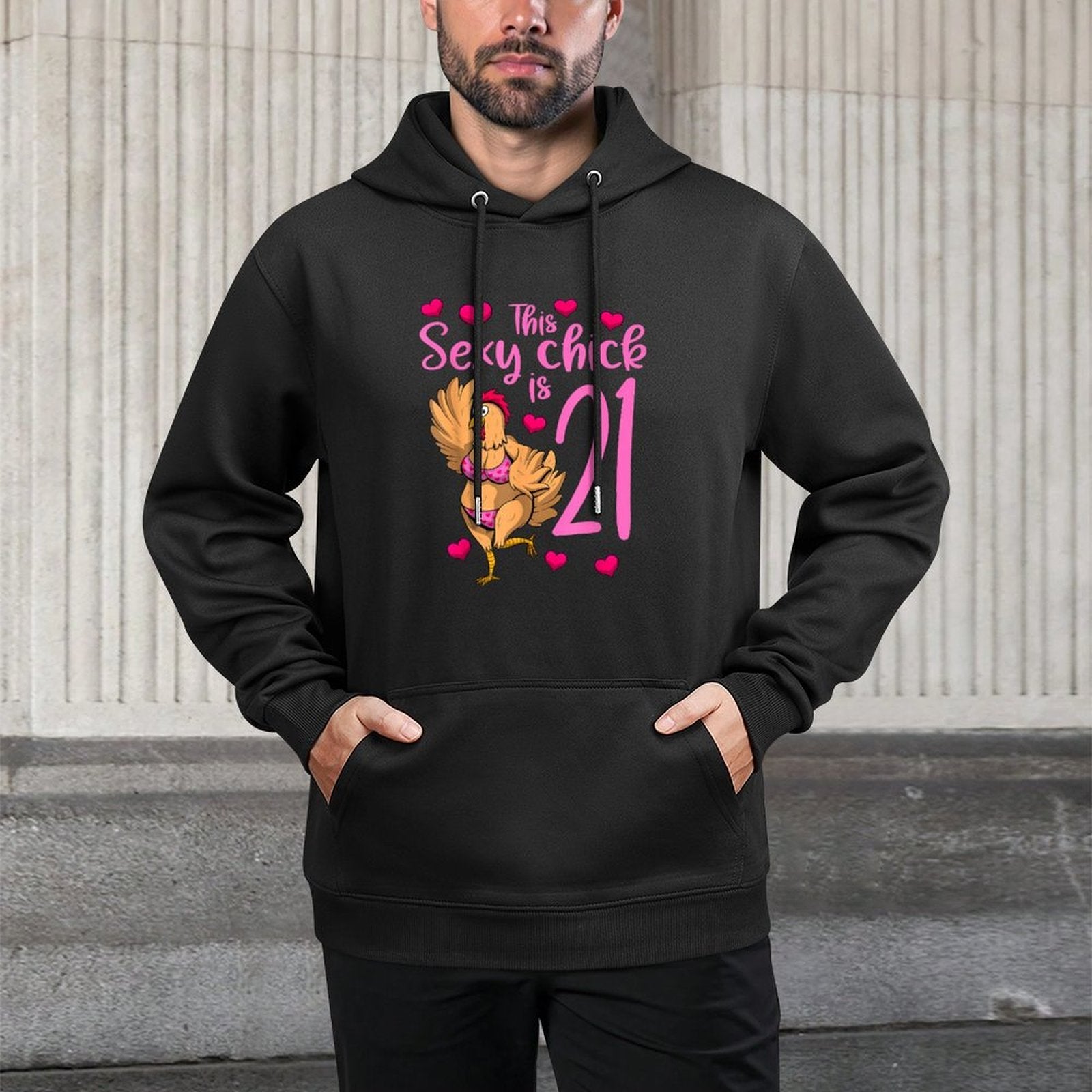 Women Birthday This Sexy Chick Is 21st Girls Birthday Pilling-Resistant Hoodie