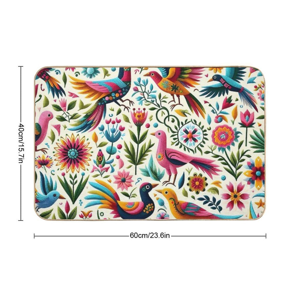 Tenango Otomi Mexico  Odorless Bath Mat