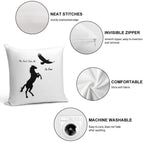 Spirit Stallion of The Cimarron Soft Easy Maintenance Throw Pillow