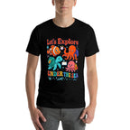 Lets Explore Under The Sea Back To School Teacher Animals  Cotton T-Shirt