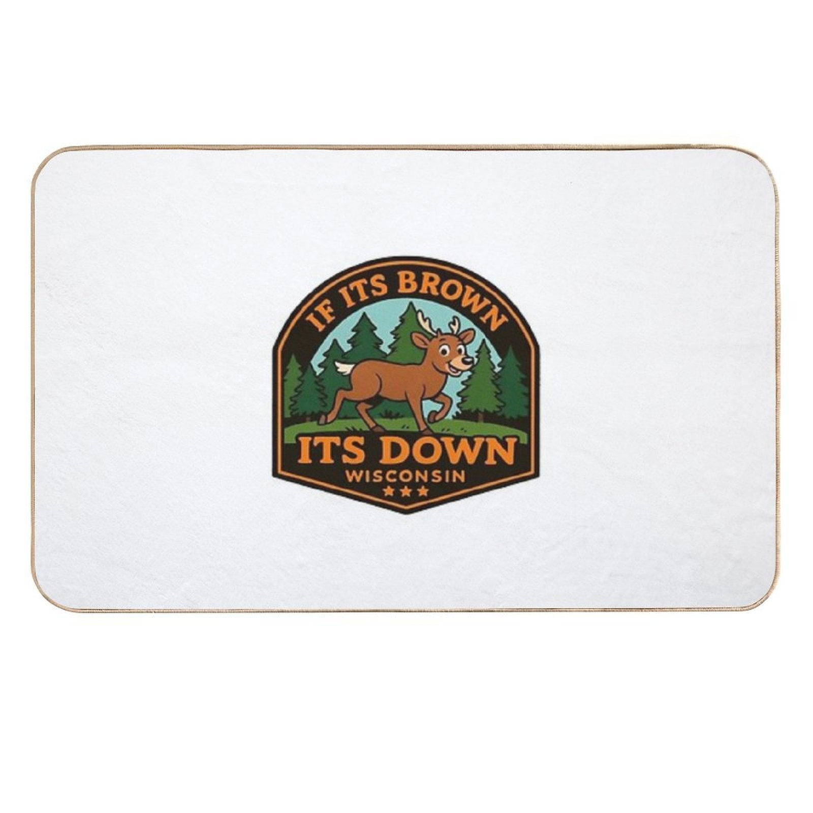 Buck Down  Easy Maintenance Bath Mat