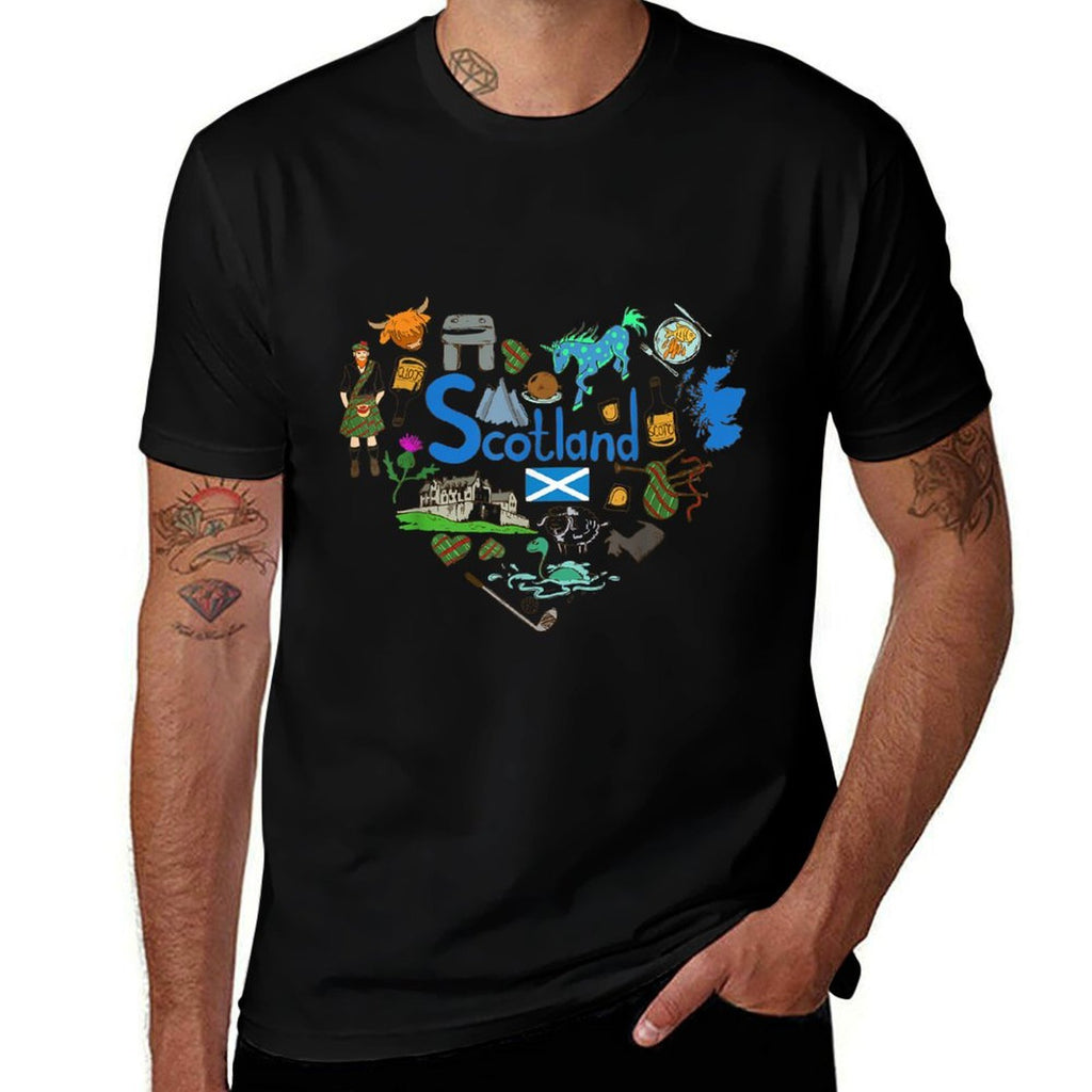 Travel Europe Scotland Edinburgh United Kingdom Vacation  Affordable Price T-Shirt