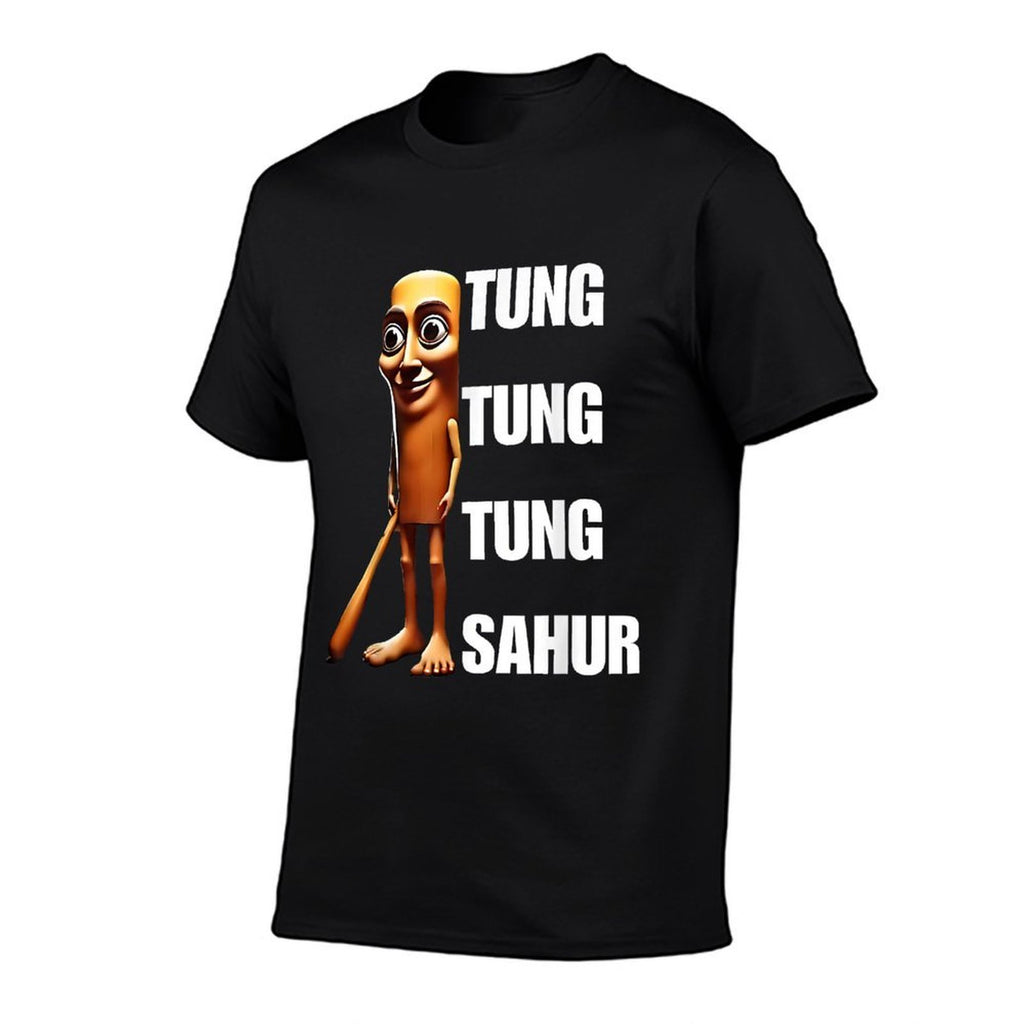 Tung Tung Tung Sahur - Italian Brainrot Meme  Eco-friendly Material T-Shirt