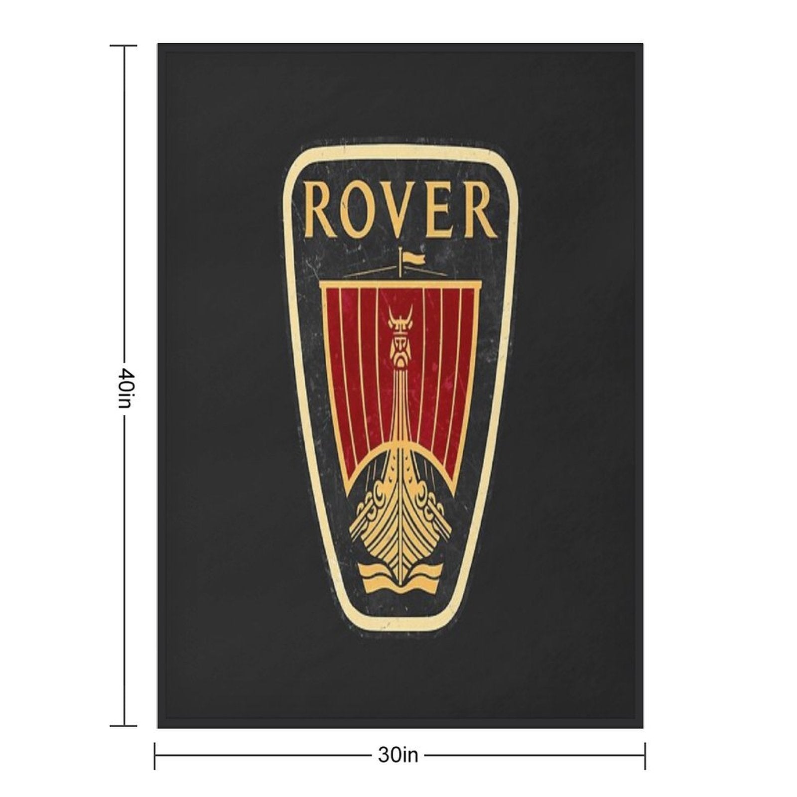 Rover Vintage Car British Lightweight Throw Blanket