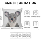 Baby Koala - Colorful Soft Washable Throw Pillow