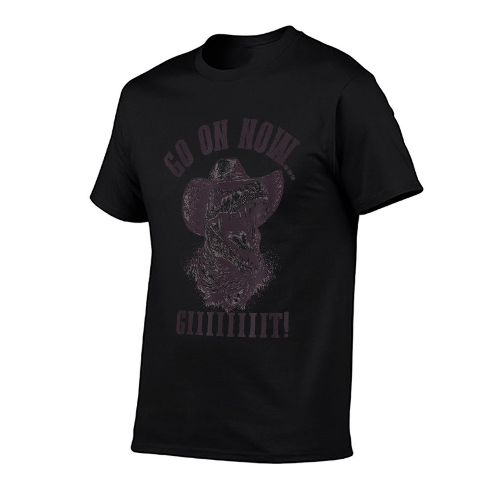 Western Cowboy T Rex Go On Git - Tyrannosaurus Rex  Relaxed-fit T-Shirt