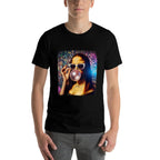 Funny Mona Lisa Bubblegum Gum Leonardo Da Vinci  Tagless Design T-Shirt