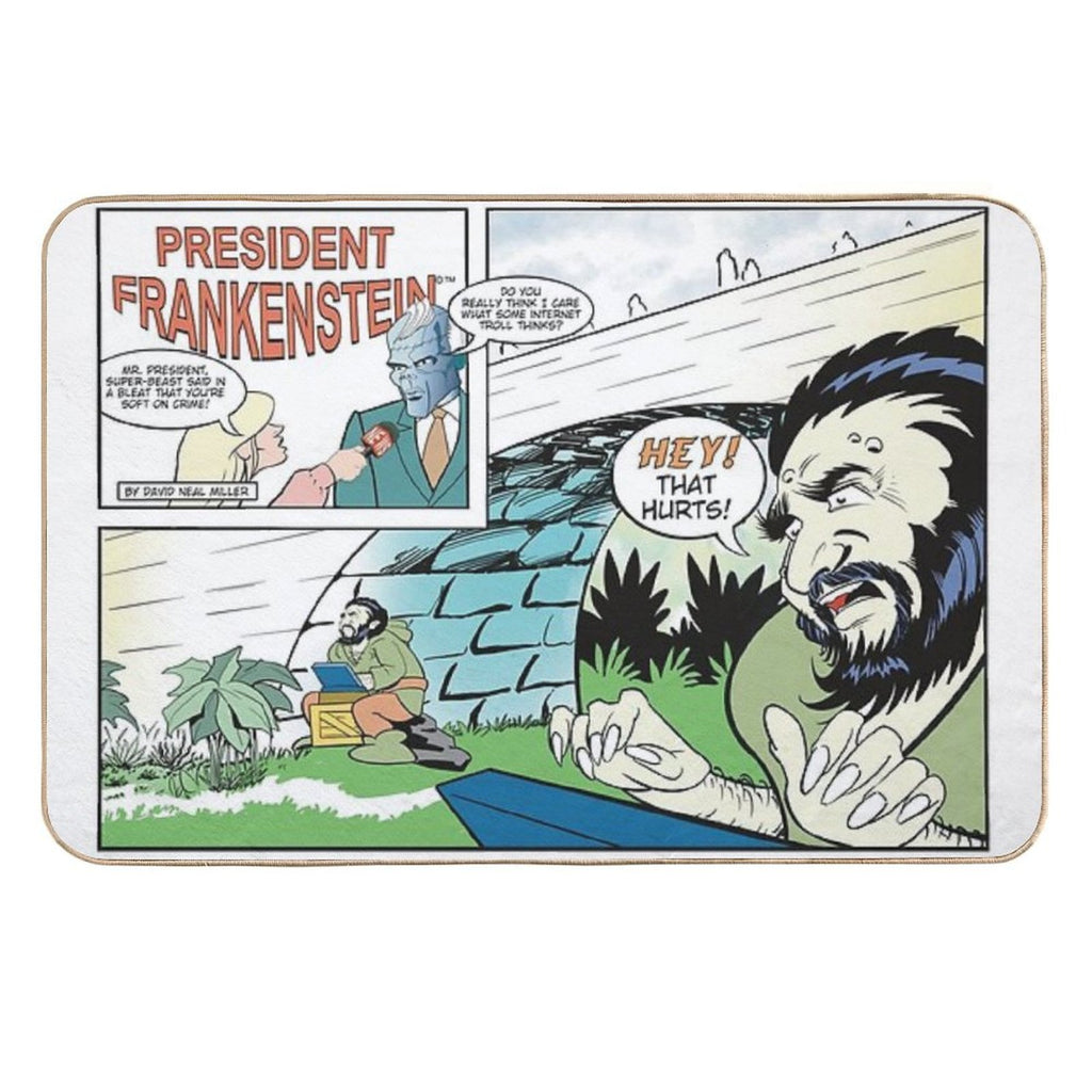 President Frankenstein - Internet Trolls  Versatile Bath Mat