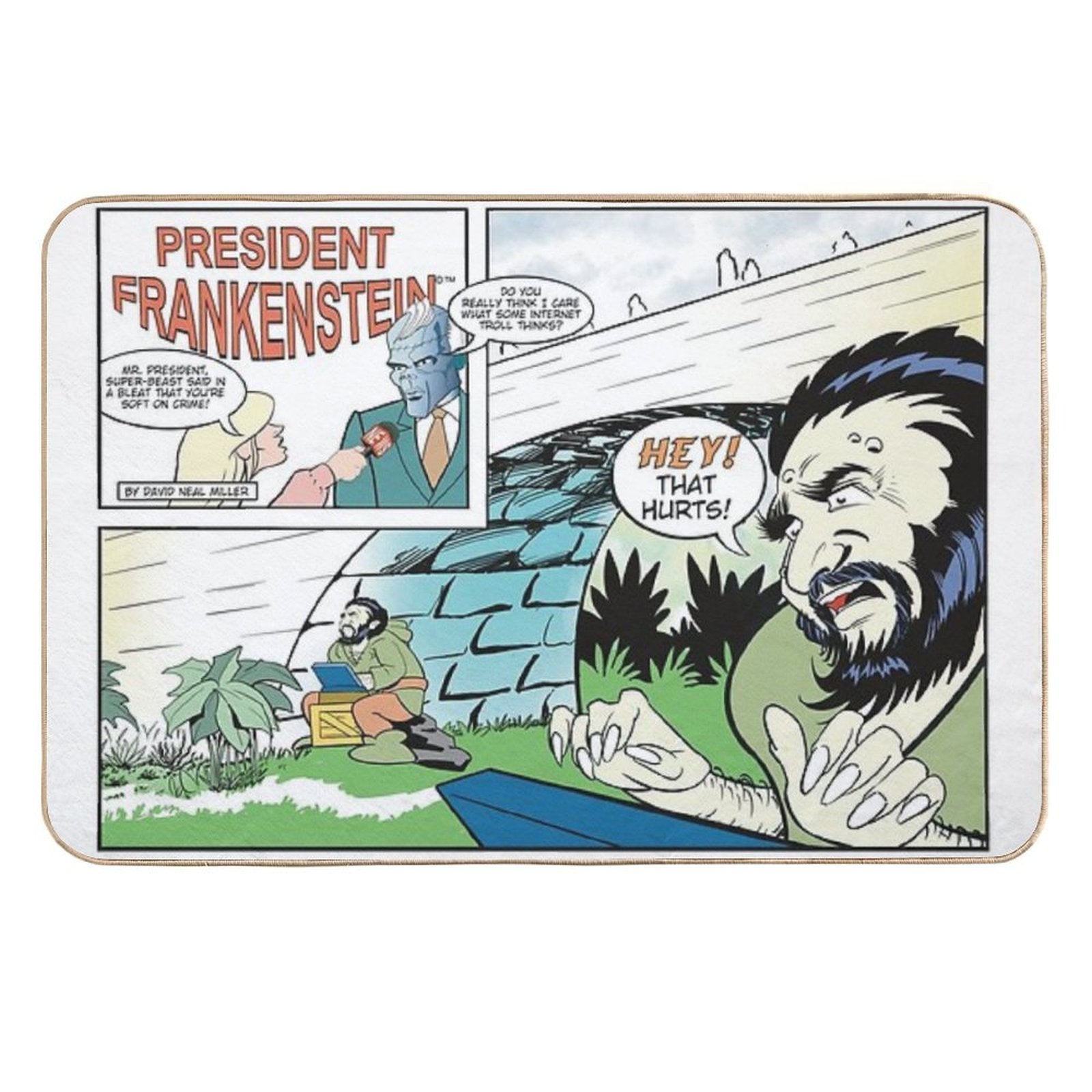 President Frankenstein - Internet Trolls  Versatile Bath Mat
