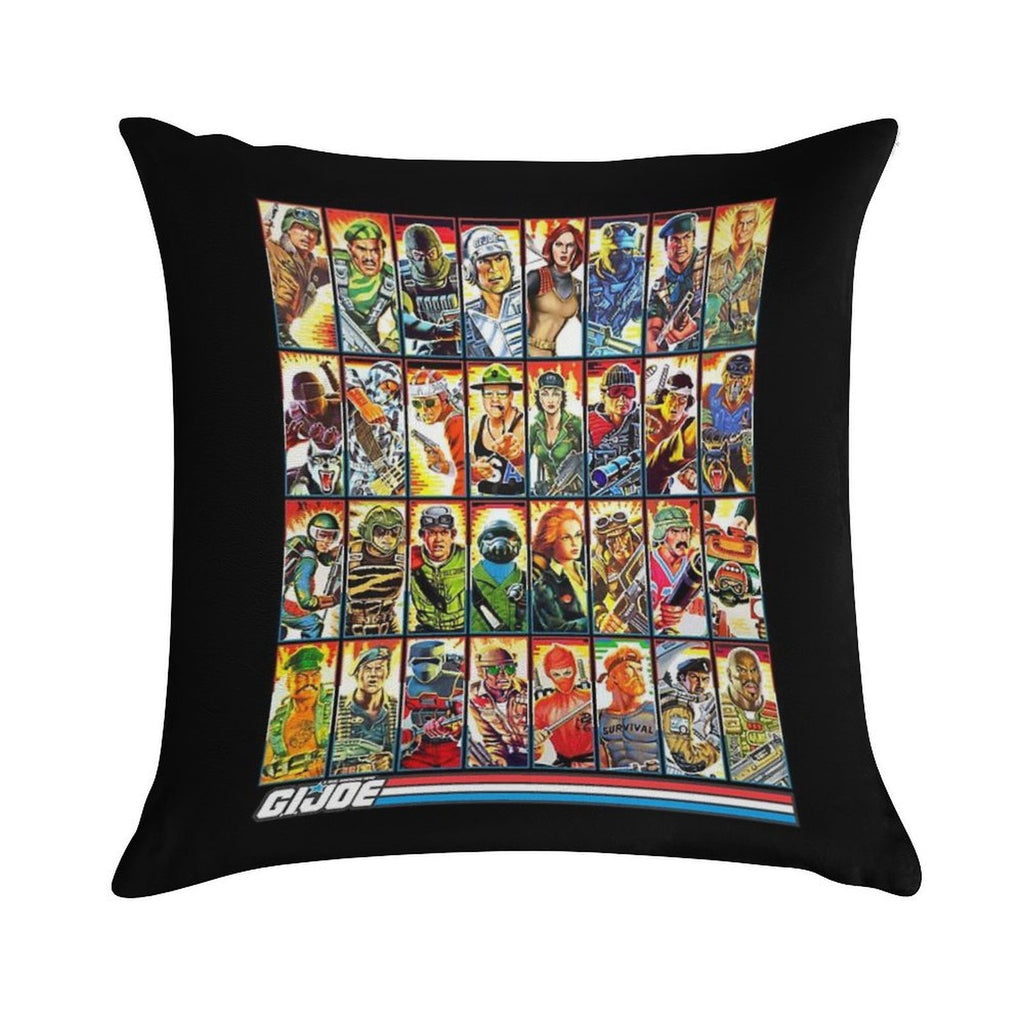 G.I. Joe in The 80s! Soft Style Accent Throw Pillow