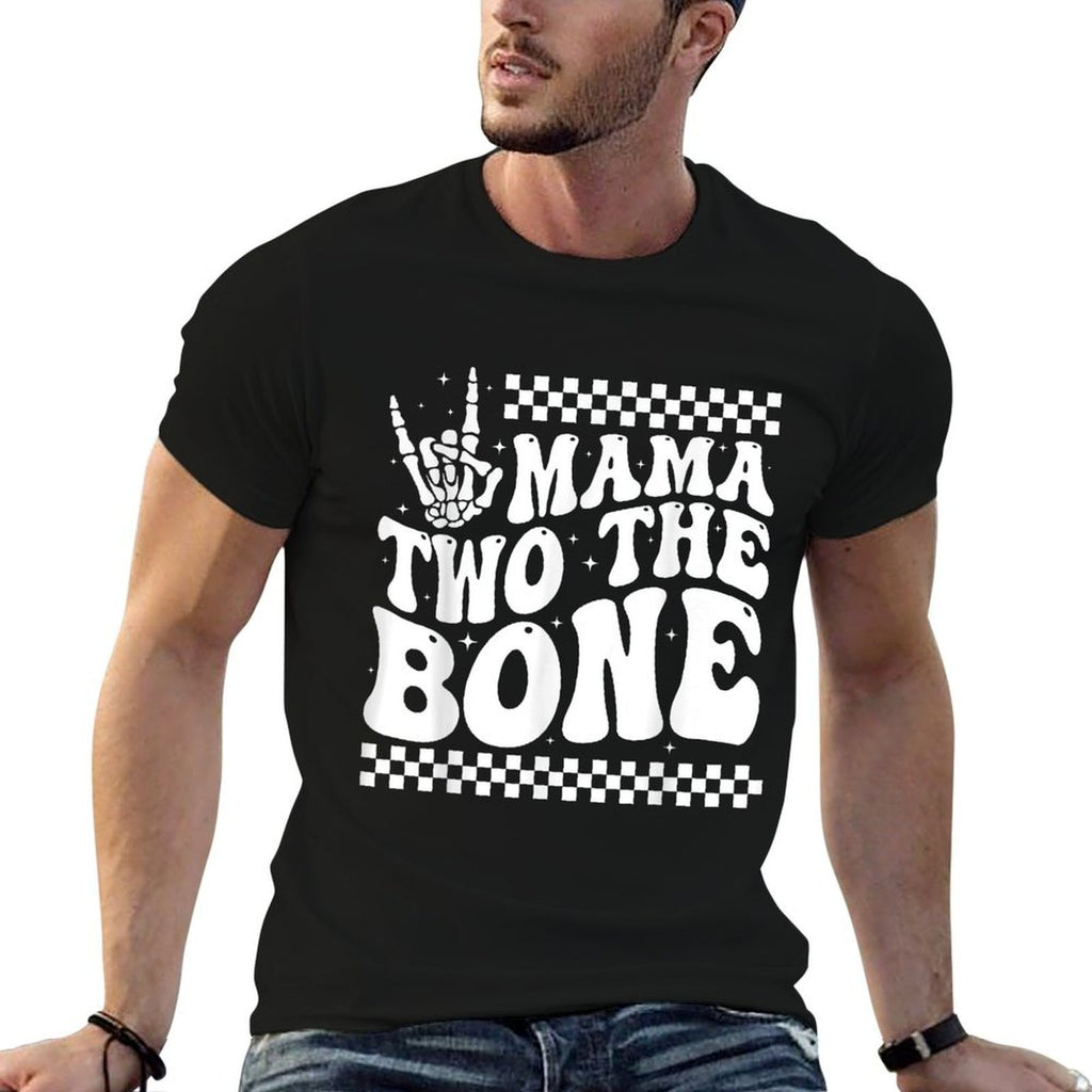 Funny 2nd Birthday Boy Mama Of The Bad Two The Bone Family  Eco-friendly Material T-Shirt