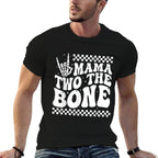 Funny 2nd Birthday Boy Mama Of The Bad Two The Bone Family  Eco-friendly Material T-Shirt
