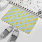Sweet Rubber Ducks  Fade-Resistant Bath Mat