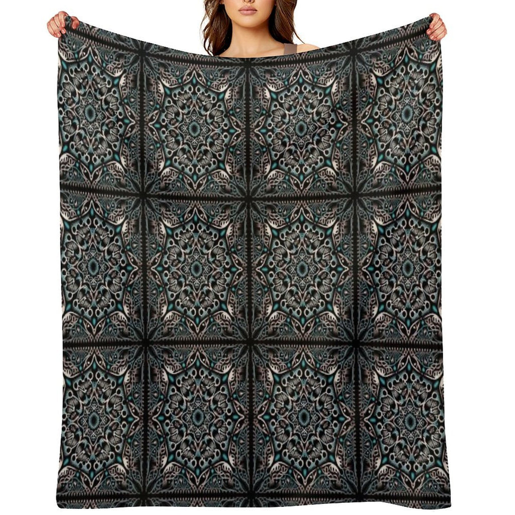 Webs of The Silver Moon Anti-pilling Throw Blanket
