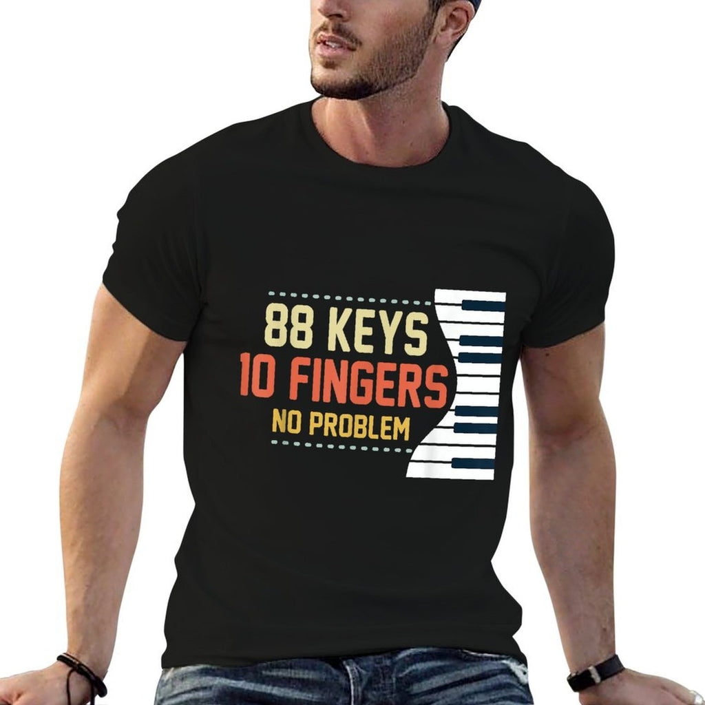 Kids Piano Keys Funny Musician Music 88 Keys Gift  Moisture-wicking T-Shirt
