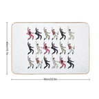 EP Jailhouse Rock Pattern  Toxin-Free Bath Mat
