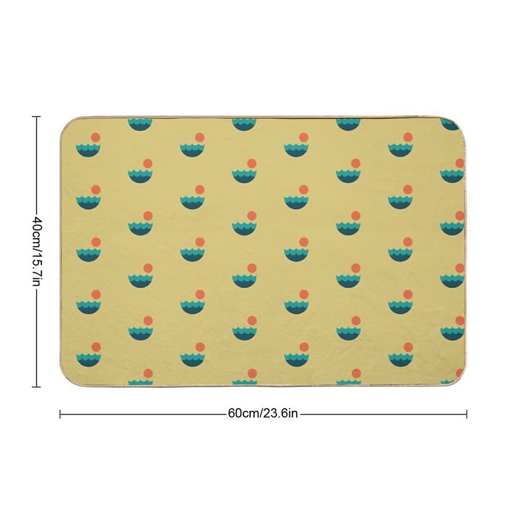 Golden Sunsets  Multi-Purpose Bath Mat