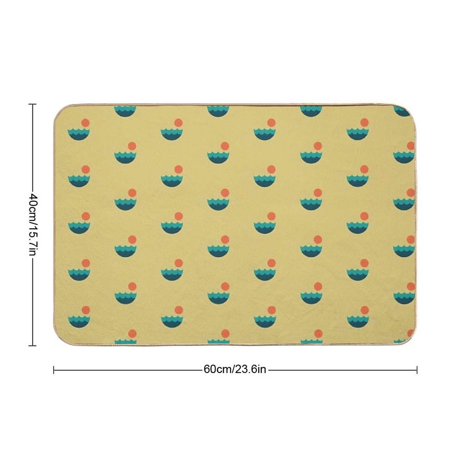 Golden Sunsets  Multi-Purpose Bath Mat