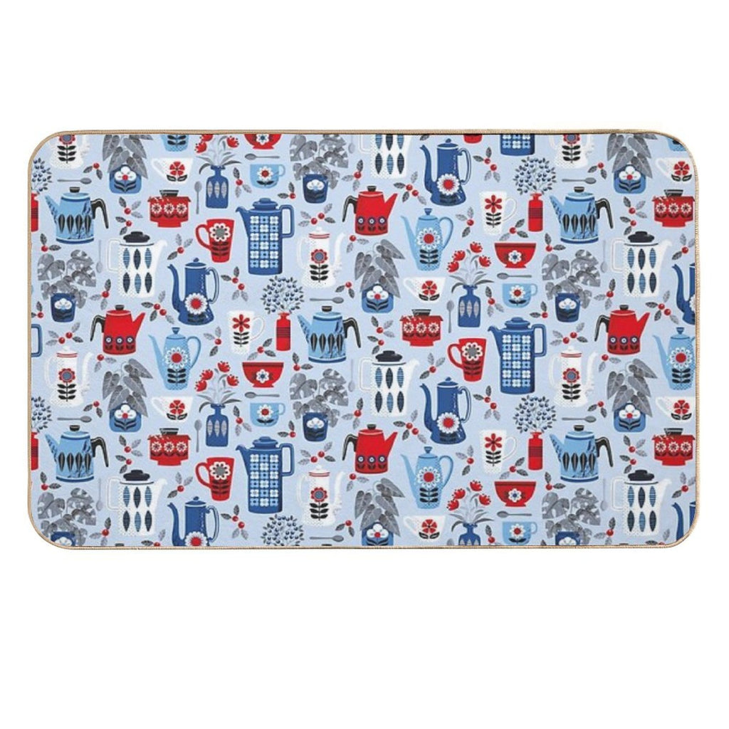 Vintage Coffee Pots  Easy Maintenance Bath Mat