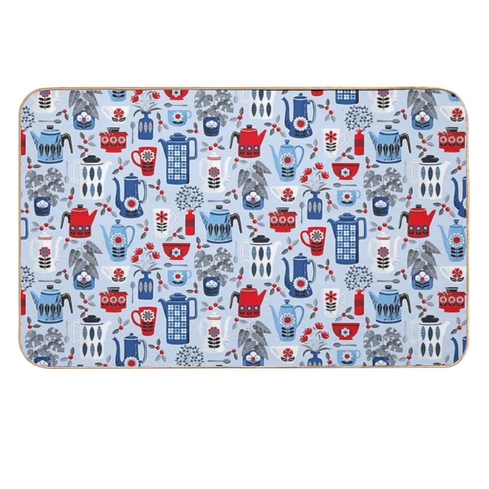 Vintage Coffee Pots  Easy Maintenance Bath Mat