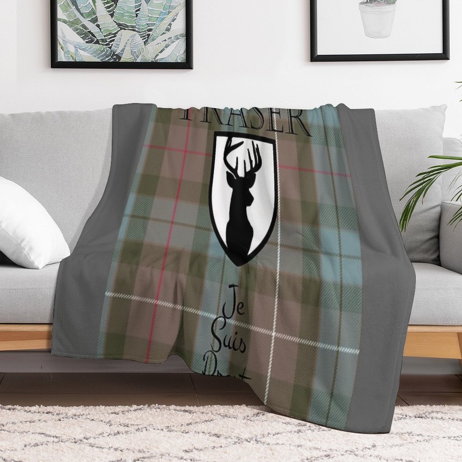 OutlanderClan Fraser Premium Throw Blanket