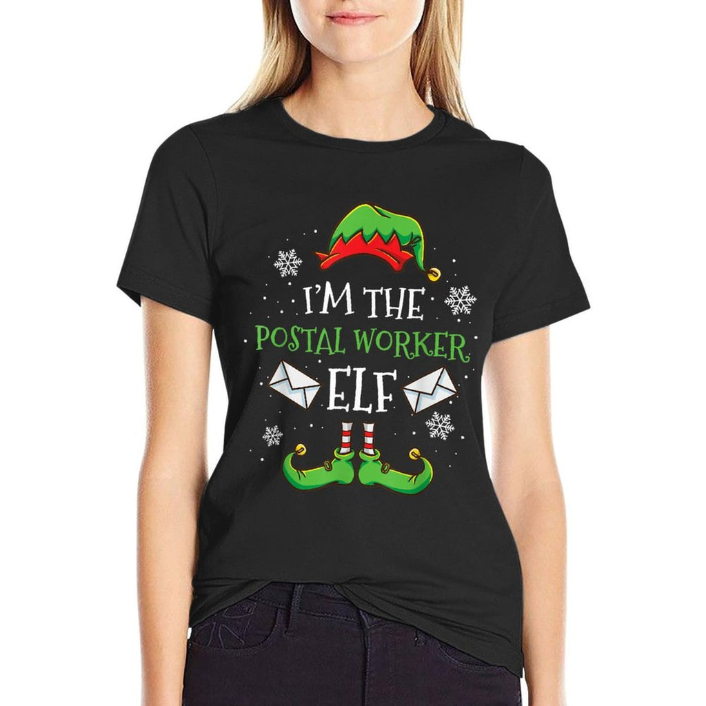 Im The Postal Worker Elf Christmas  Stretchy T-Shirt