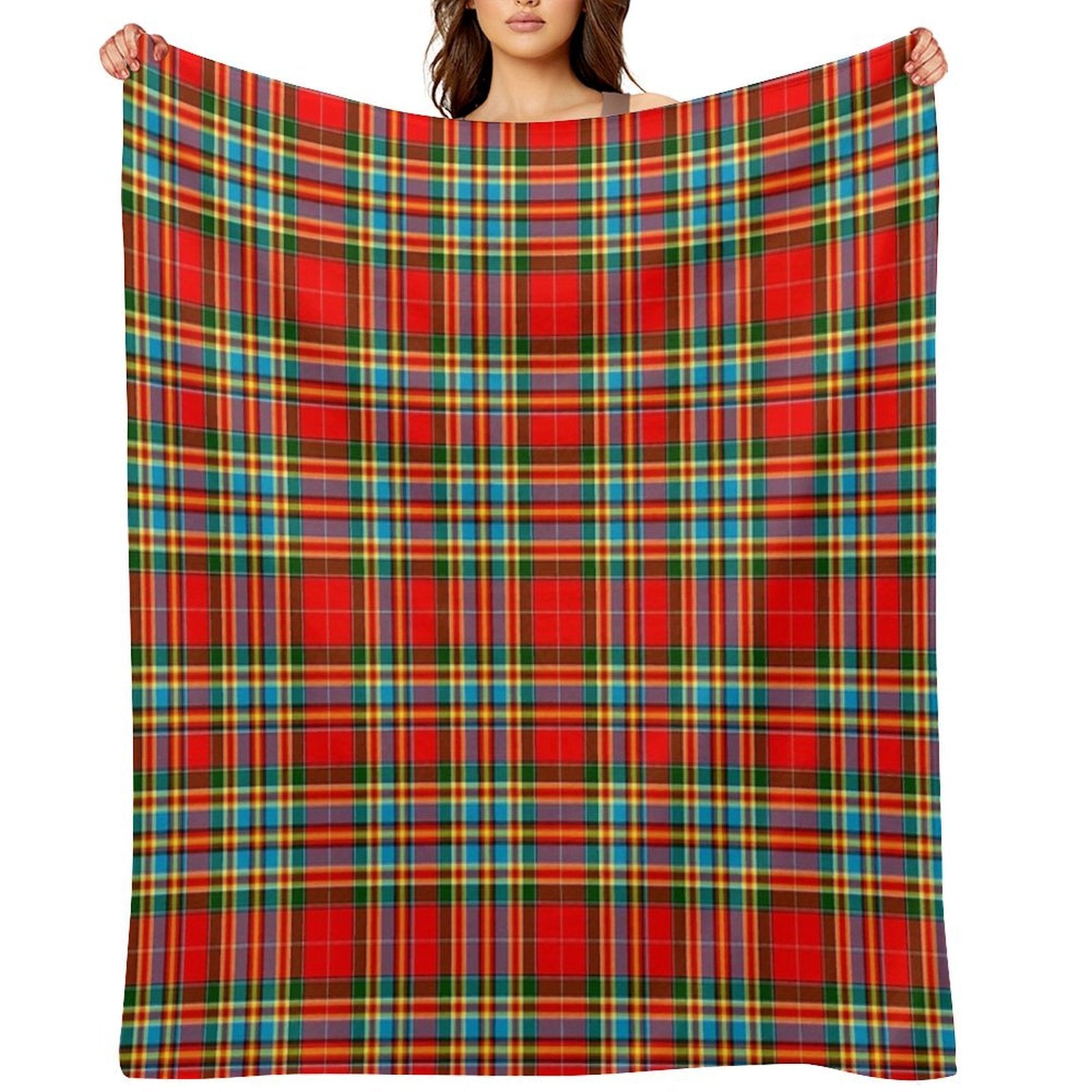 Archibald Tartan Scottish Clan Sustainable Throw Blanket