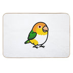 Chubby White Bellied Caique  Eco-Friendly Bath Mat