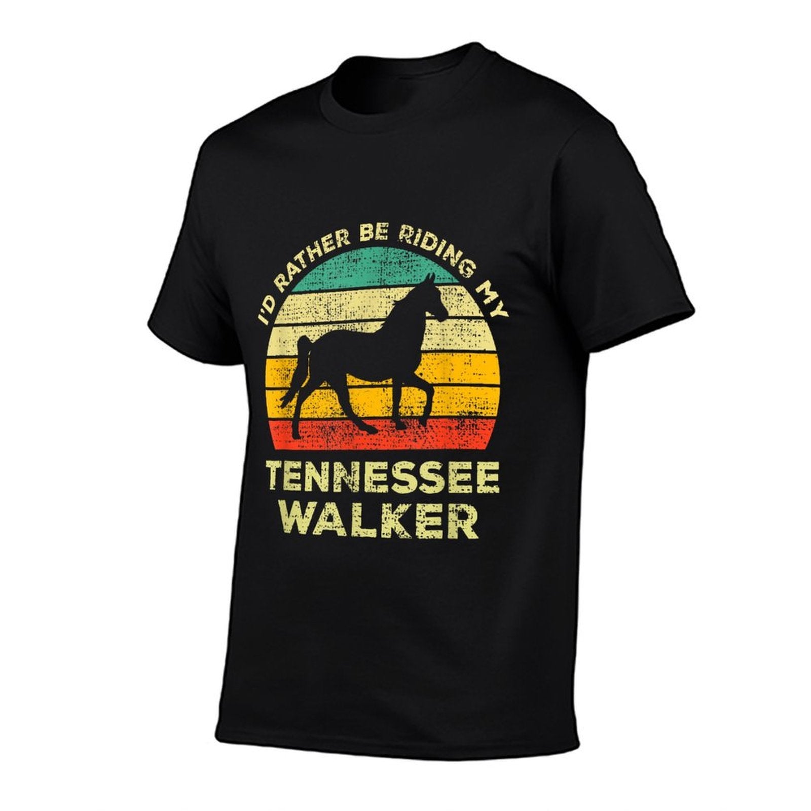 Id Rather Be With My Tennessee Walking Horse Vintage Gift  Slim-fit Cut T-Shirt