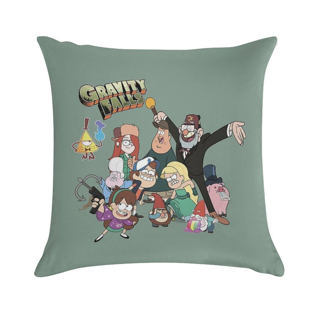 Gravity Falls, Characters from Gravity Falls Soft Ultra-Soft Texture Throw Pillow