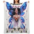 Perry Tour 2025  Katy Australia Print Tee  Butterfly Inspiration  Lifetimes Concert Tour Gift Men Woman Kids Multi-functional Throw Blanket