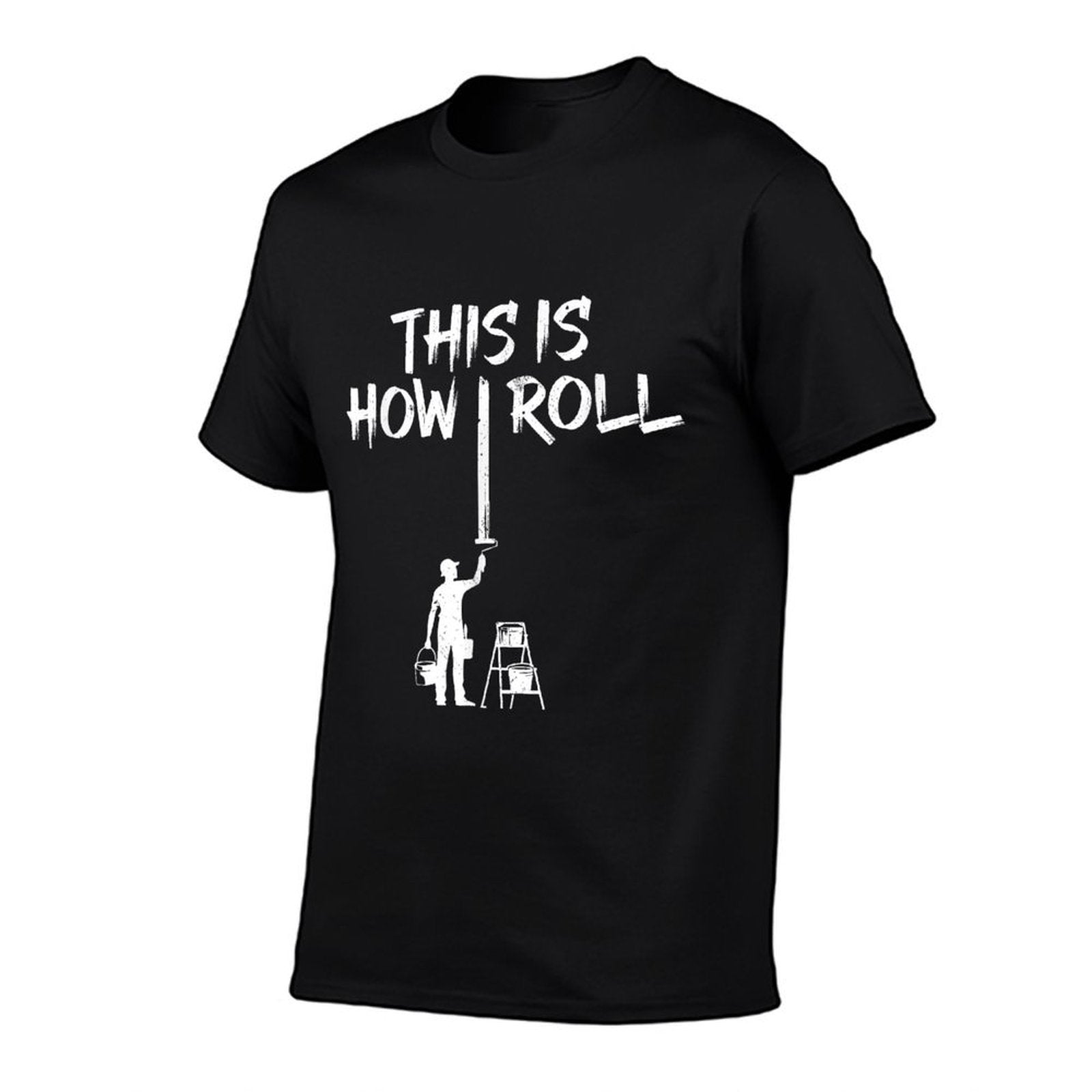 Best Painter Design For Men Women Painting Job House Painter  Rolled Sleeves T-Shirt