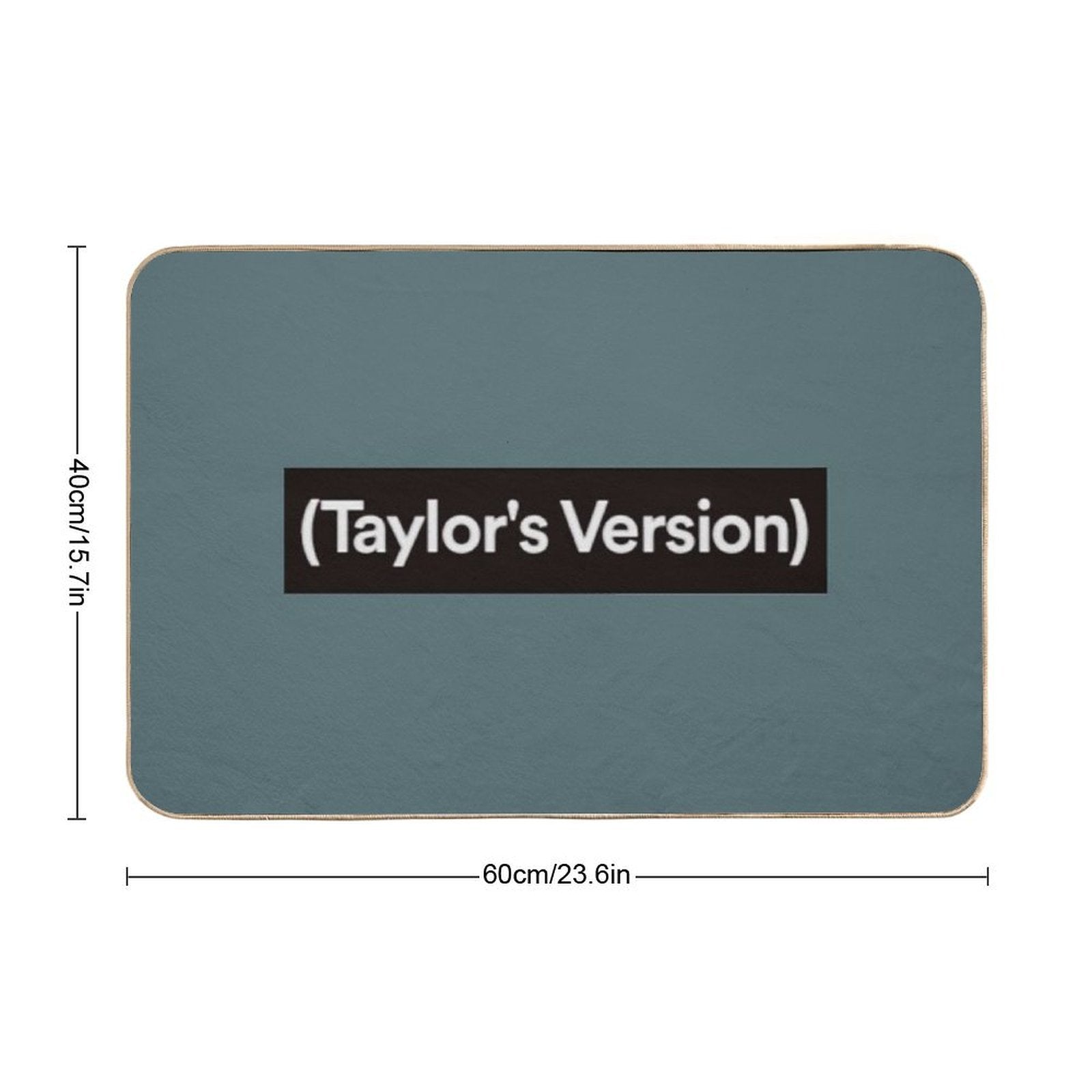 (Brackets)  Red Taylor’s Verson Inspired  Wall Art Home Decor  HECKINFAROUT  Easy Maintenance Bath Mat