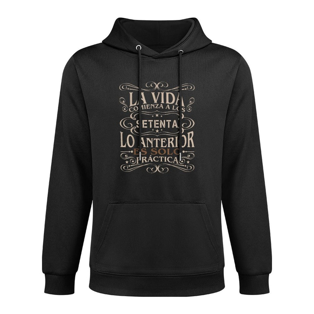 Regalo Para 70 Años Hombre Mujer Cumpleano Feliz Setenta Easy Care Hoodie