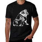 Funny English Bulldog Dog Hund Men Women Girls Kids  Wrinkle-resistant T-Shirt