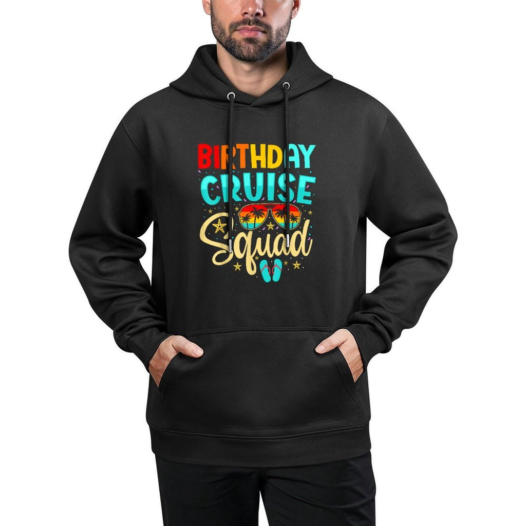 Birthday Cruise Squad Cruising Vacation Funny Crew Shape Retention Hoodie