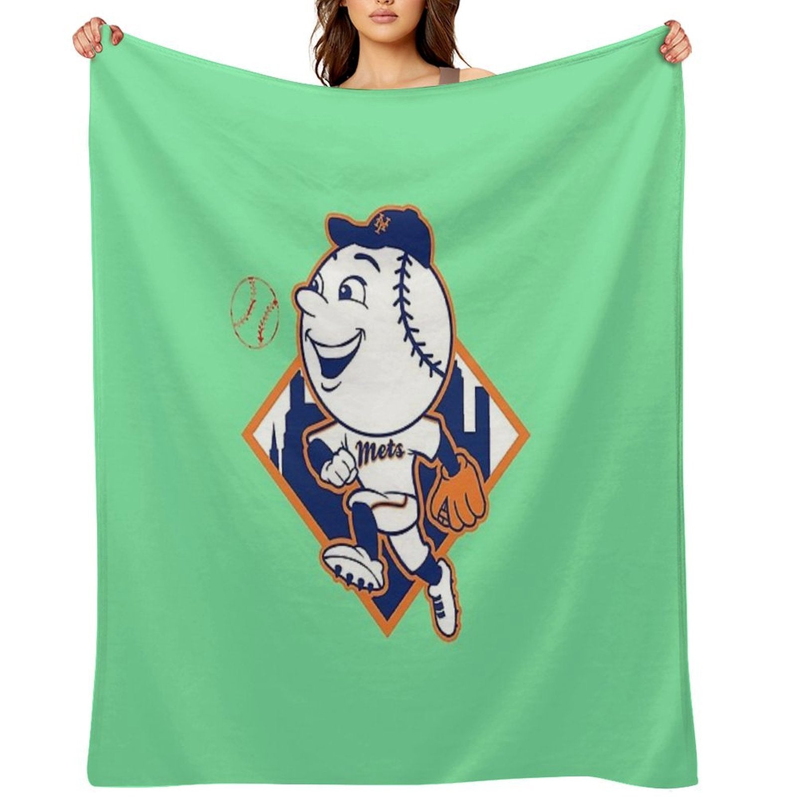 To Fans of The American Baseball Game 2010 Sustainable Throw Blanket