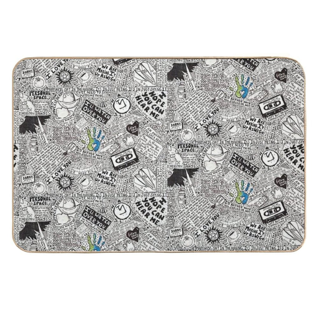 Deancas  Repositionable Bath Mat