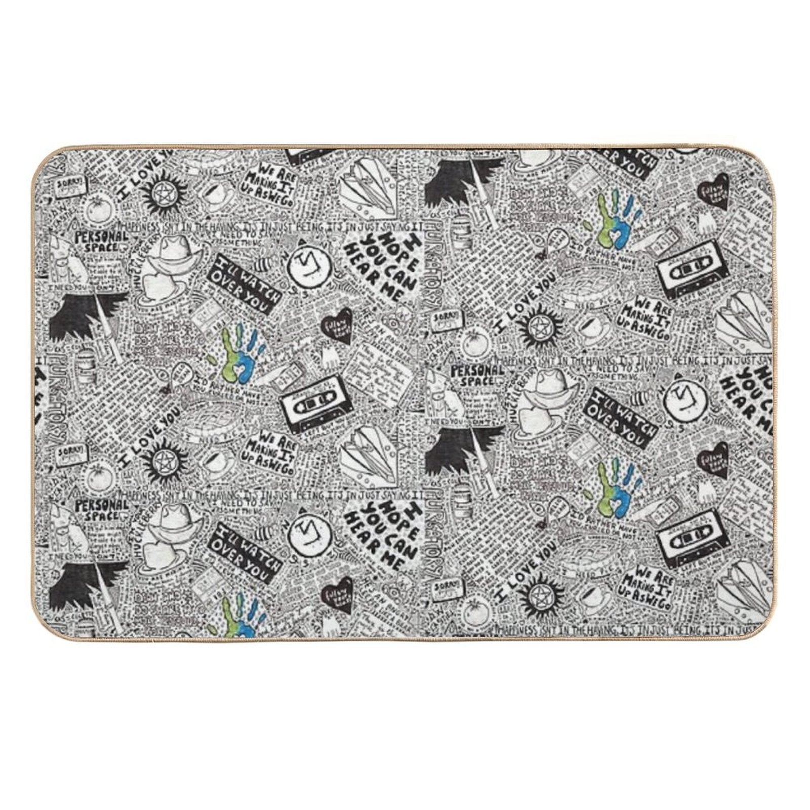 Deancas  Repositionable Bath Mat