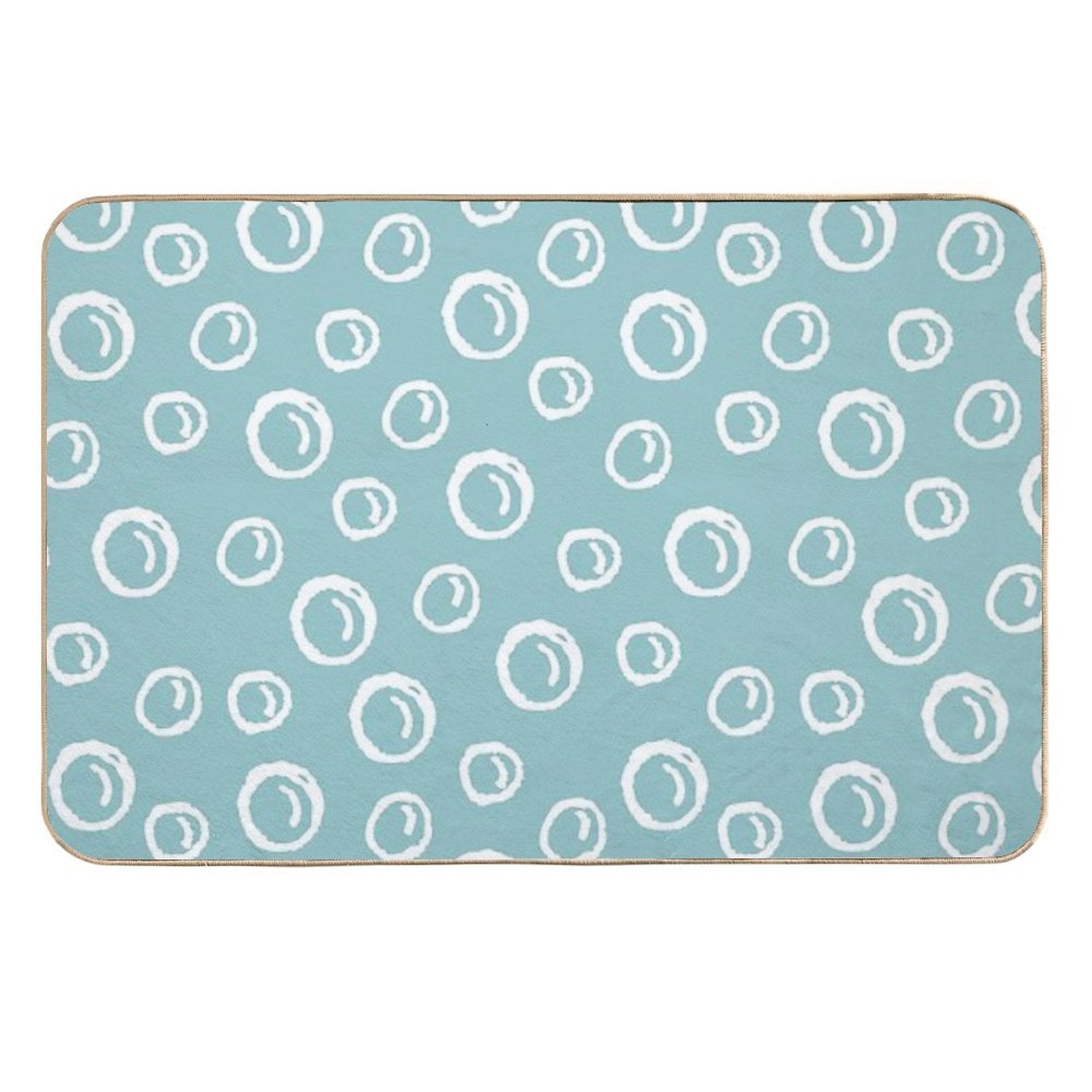 Nautical Anchors Beach Fish Vacation  Blue Bubbles  Pretty Face Masks Dust Masks  Non-Slip Bath Mat