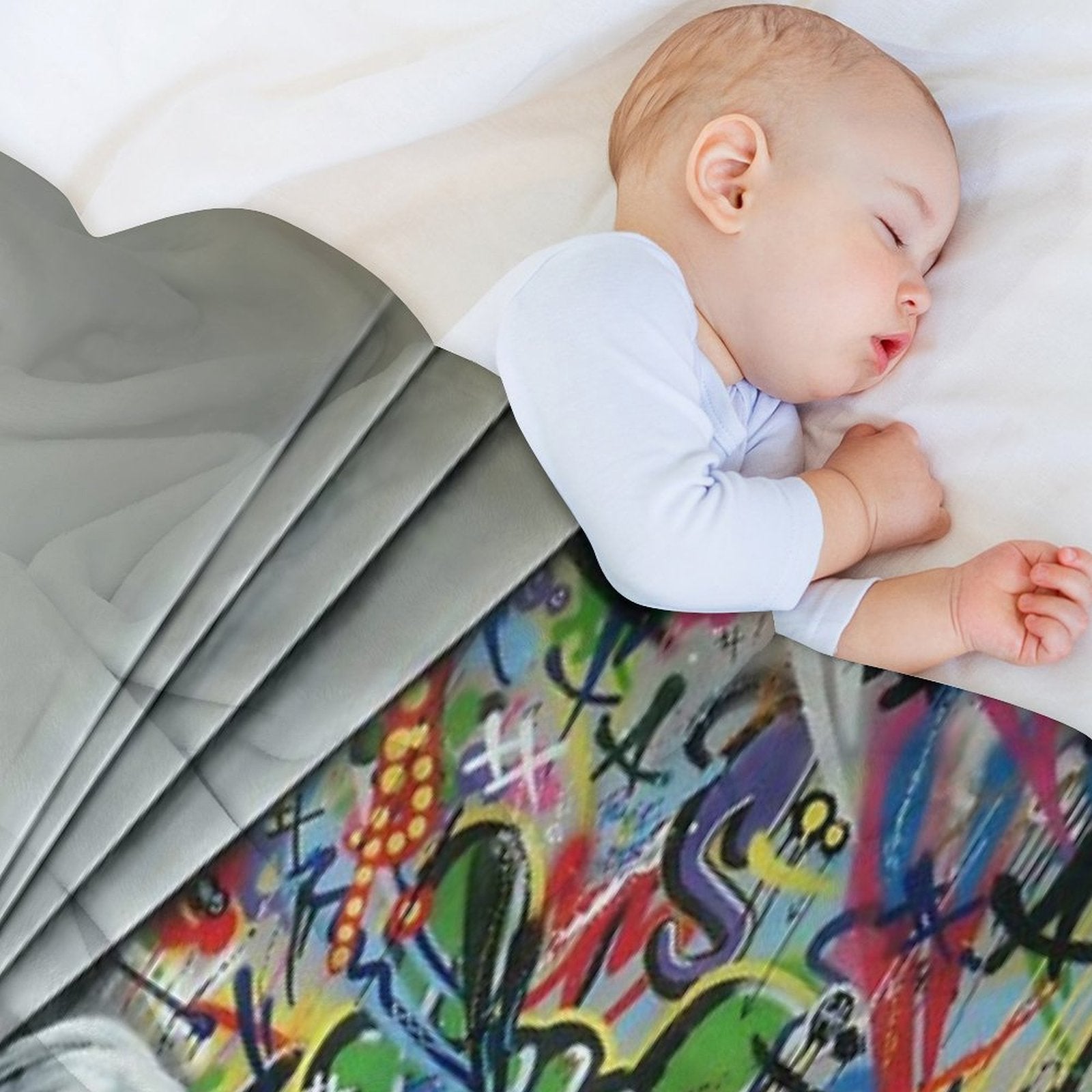 Behind The Curtain - Martin Whatson (Wynwood Walls Edition)  Miami Comfort Throw Blanket