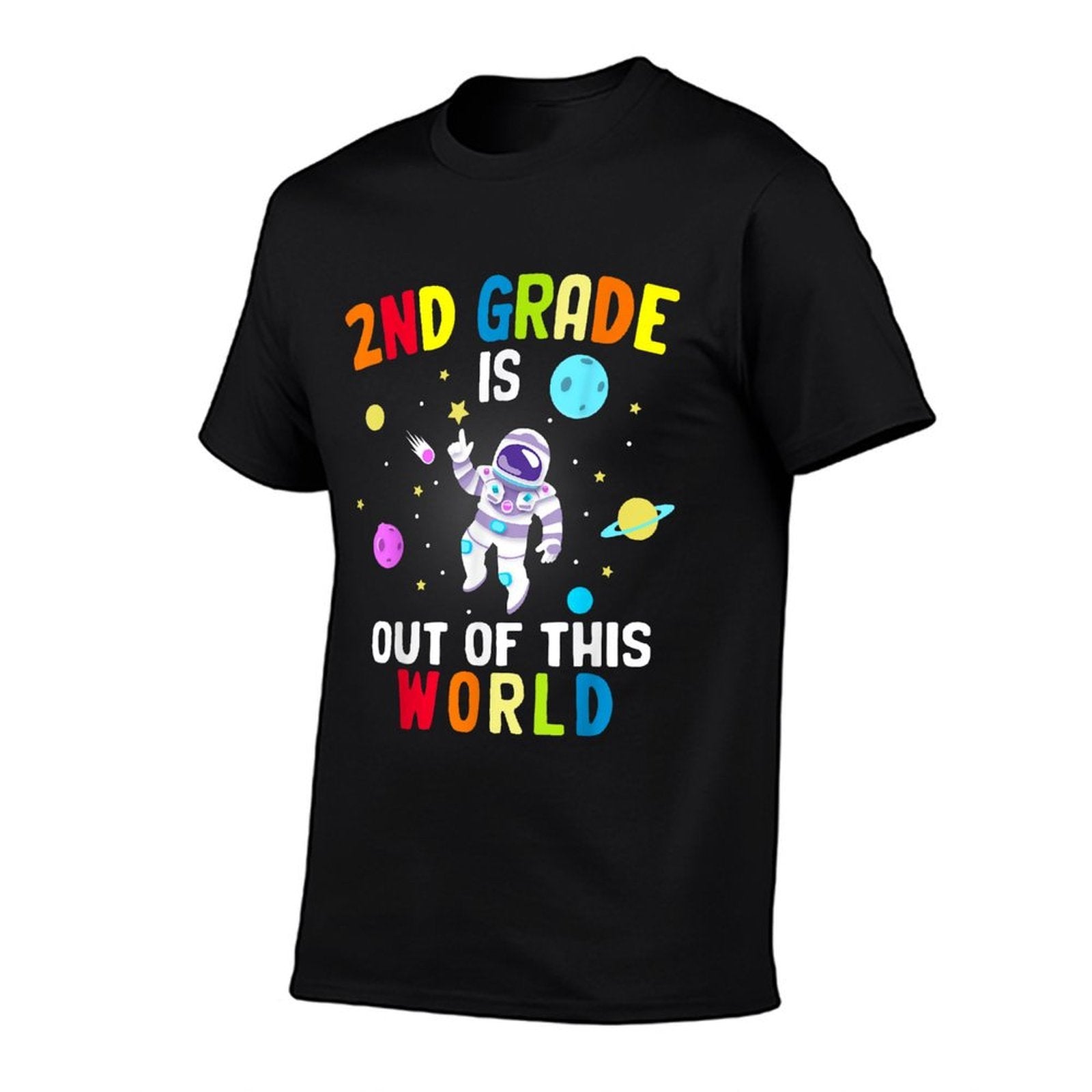2nd Grade Is Out of This World Cool Astronaut Outer Space  Vintage-inspired T-Shirt