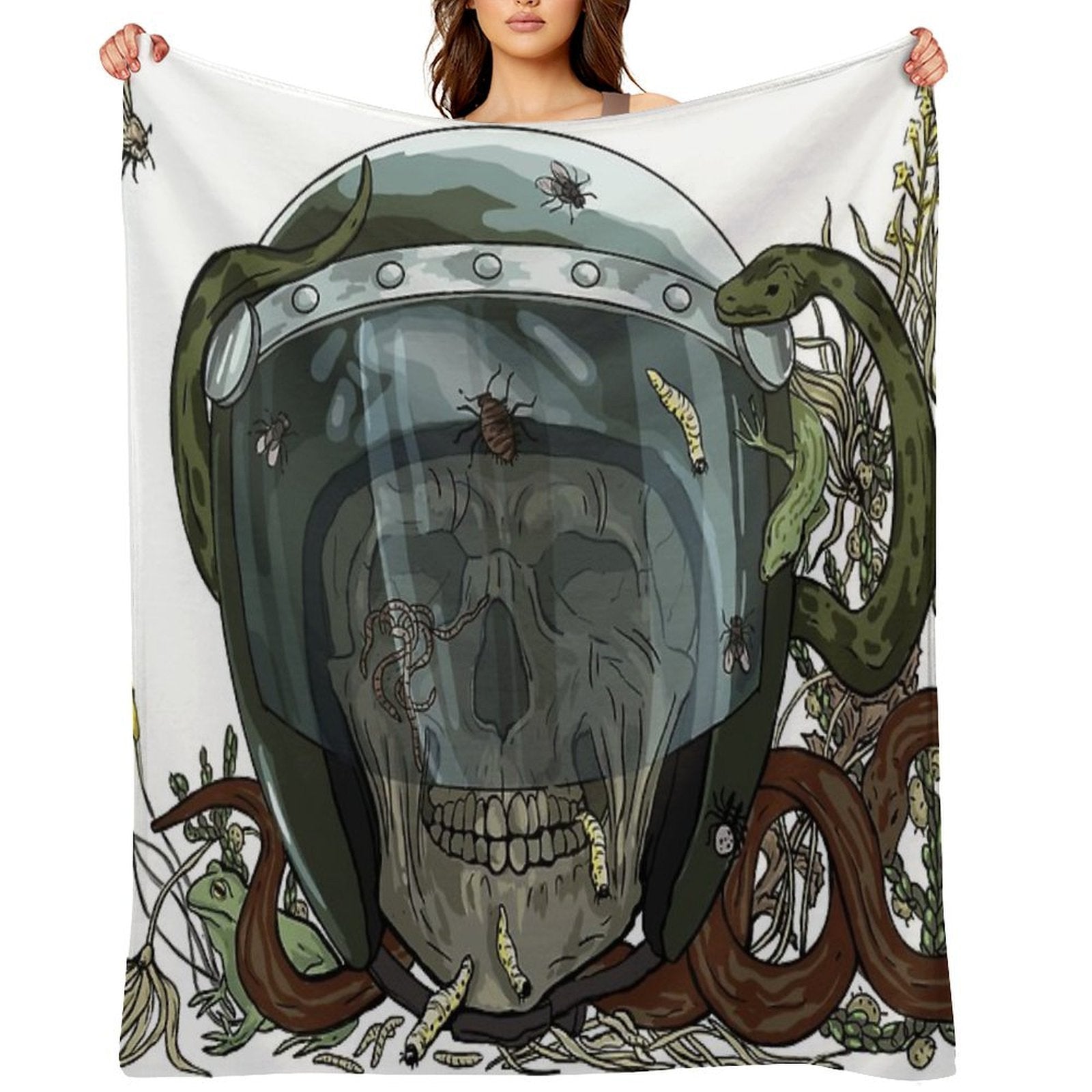 Smile, Stage 1 Shrink-resistant Throw Blanket