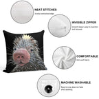 Fauna Royal Cuandu Prickly Spines Soft Reinforced Edging Throw Pillow