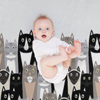 Cats #2 Compact Throw Blanket