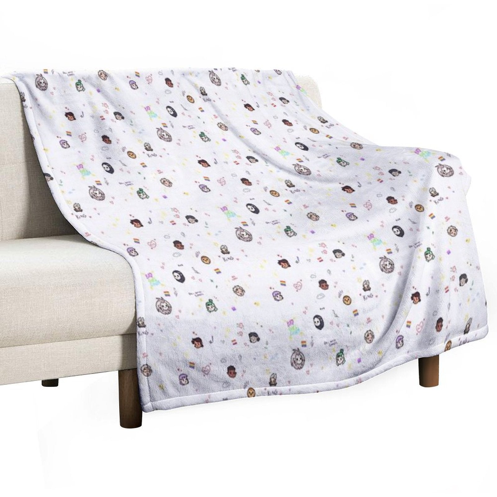 The Owl House (white) Easy Care Throw Blanket