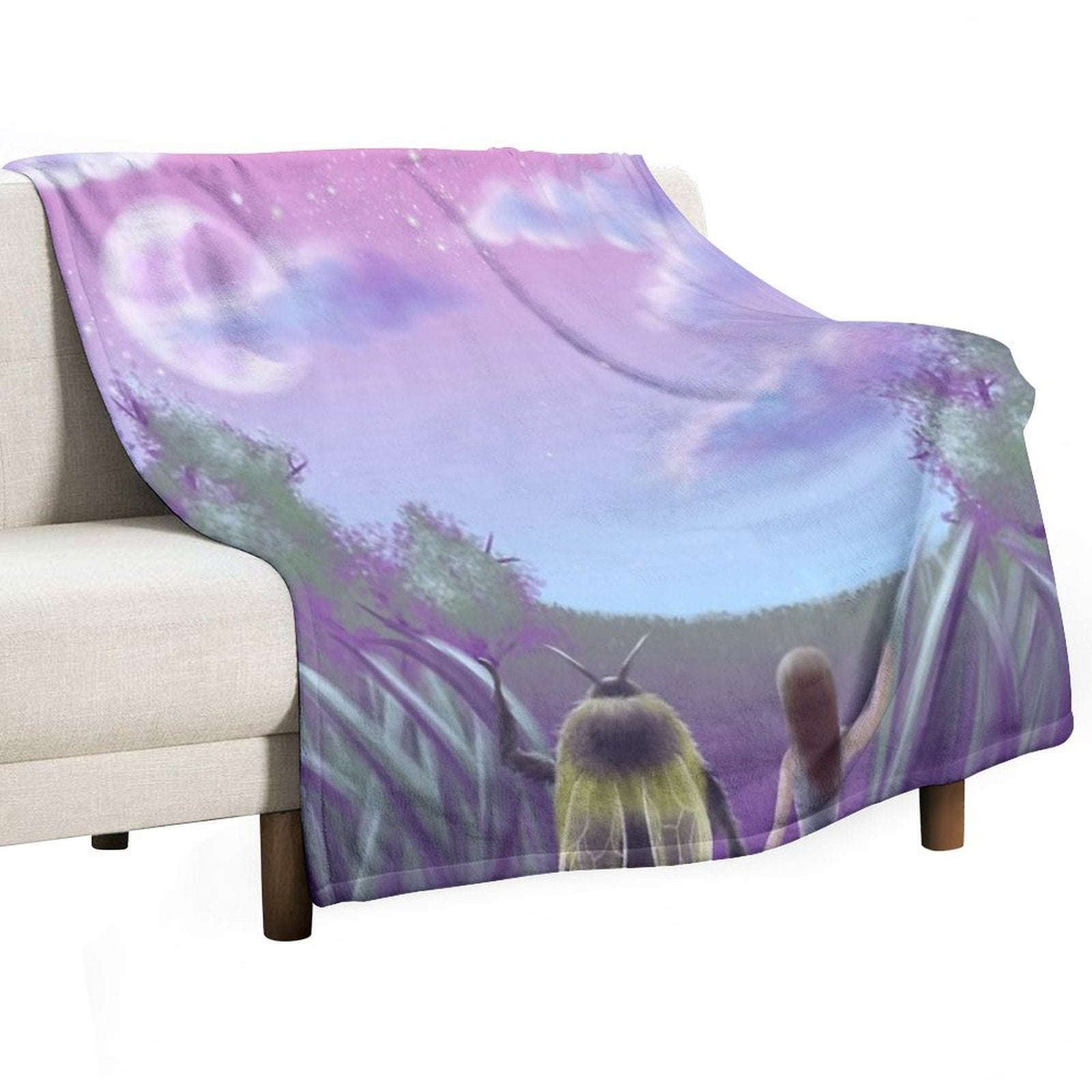 Bee Friend Comfort Throw Blanket